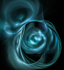 abstract blue background smooth swirl