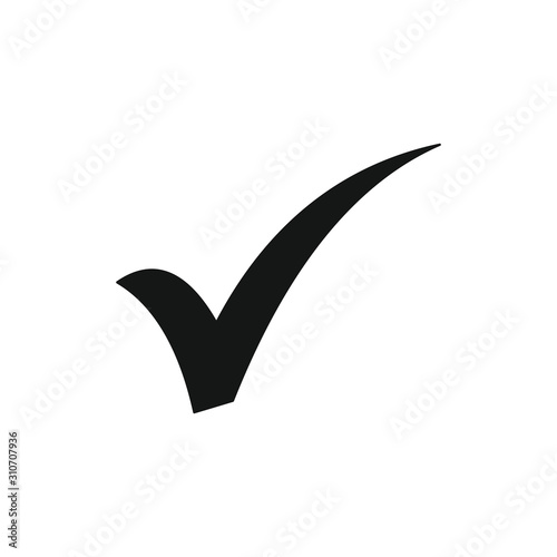 Fotomural checkmark icon symbol vector illustration