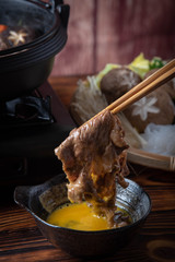 Poster - Sukiyaki, japanese famous beef hot pot