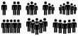 © Julistock - People icon. Group of people icons collection. Vector