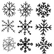 © Halyna - set of snowflakes
