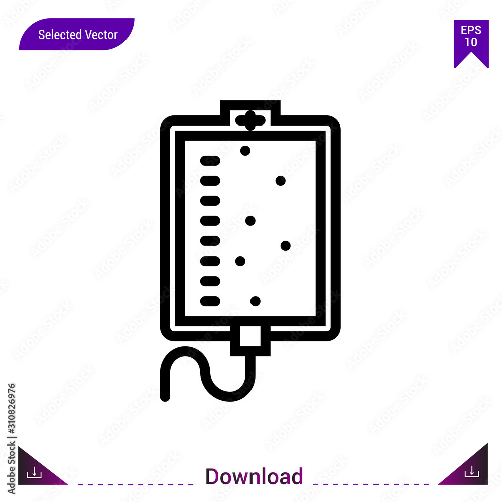 perfusion icon vector . Best modern, simple, isolated, application ...