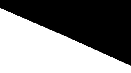Aufkleber - Transforming simple black and white shapes. Abstract geometric background. Seamless looping footage.