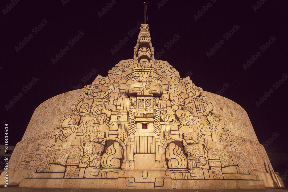 Merida monumento a la patria Stock Photo | Adobe Stock