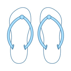 Poster - Spa Slippers Icon