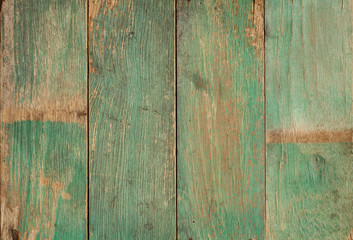Wall Mural - wood plank painted weathered damaged texture background