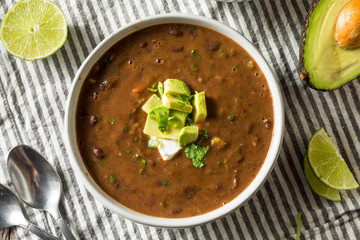 Wall Mural - Homemade Organic Black Bean Soup