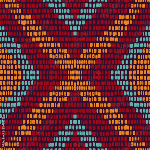 marine-retro-tile-scarlet-ikat-vector-seamless-pattern-traditional-tribal-elegant-ornament-coral-japan-trendy-background-bohemian-tie-dye-aztec