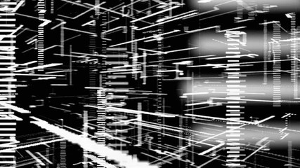 Aufkleber - Global economic data statistics. Animation. Abstract technological animation with constantly building chart appearing on the dark background.