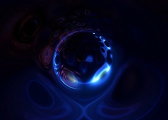 Wall Mural - black hole, science fiction wallpaper. beauty of deep space. colorful graphics for background, like 