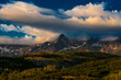 Sunrise on scenic Mount Sneffels of the San Juan Mountains outside of Ridgway and Telluride Colorado, 14,158 feet elevation