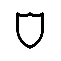 Wall Mural - Shield Icon - Vector, Sign and Symbol for Design, Presentation, Website or Apps Elements.