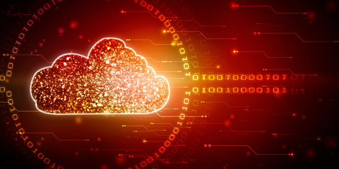 Aufkleber - 2d rendering technology Cloud computing 