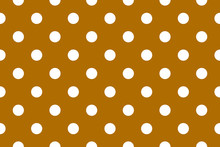 Vector Polka Dot Pattern Design Illustration For Printing On Paper, Wallpaper, Covers, Textiles, Fabrics, For Decoration, Decoupage, And Other.