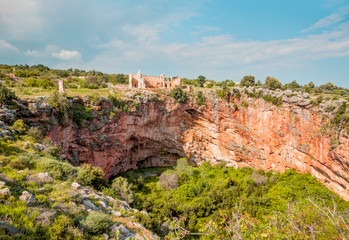 Wall Mural - Historical Canytelis (kanlidivane) ancient city in Mersin, Turkey (kanlidivane)