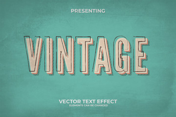 Poster - Bold 3d retro editable text effect with grunge texture