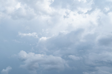 Wall Mural - beautiful white clouds and blue sky high definition skyscraper with grunge texture for background ab