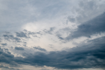 Wall Mural - beautiful white clouds and blue sky high definition skyscraper with grunge texture for background ab