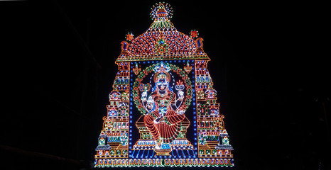 light decoration for religious festival