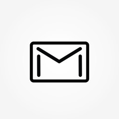 Poster - Email Icon - Message or Electronic Mail Illustration As A Simple Vector Sign & Trendy Symbol for Design and Websites, Presentation or Mobile Application.