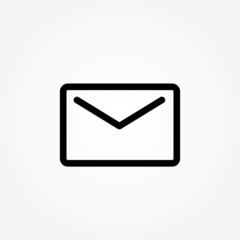 Poster - Email Icon, Message or Electronic Mail Illustration As A Simple Vector Sign Trendy Symbol for Design and Websites, Presentation or Mobile Application.