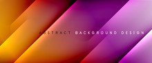 Trendy Simple Fluid Color Gradient Abstract Background With Dynamic Straight Shadow Line Effect. Vector Illustration For Wallpaper, Banner, Background, Card, Book Illustration, Landing Page