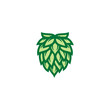 Hops flower for Beer Brewery logo design