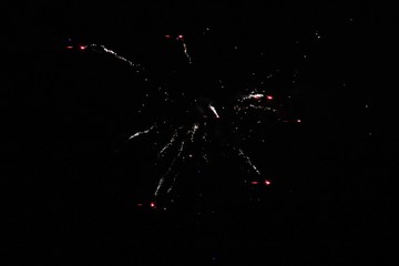 fireworks at night 