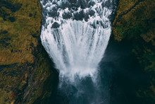 Aerial View Of Waterfall