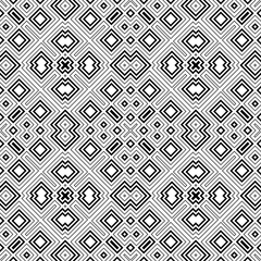 Seamless abstract background with rhombuses. Checkered infinity geometric pattern. Vector illustration. 