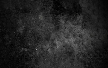 Aufkleber - Old wall texture cement dark black gray  background abstract grey color design are light with white gradient background.