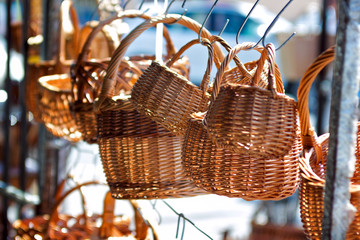 oriental bazaar summer wicker baskets for sale