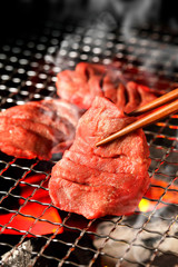 Sticker - 厚切り牛タン　Thick-cut Gyutan (Sliced beef tongue)