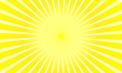 abstract background with rays of sun