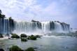 Iguazu River Falls between the countries of Argentina and Brazil