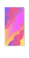 Poster - abstract background banner minimal design cover gradient template for decoration presentation poster vertical vector illustration