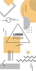 Poster - Abstract background banner minimal design cover template