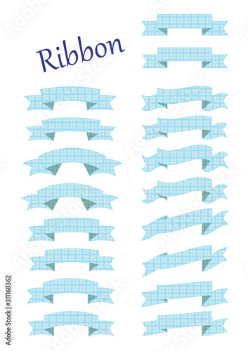 リボンのイラストセット 水色 Vector De Stock Adobe Stock リボンのイラストセット 水色 Vector De Stock Adobe Stock