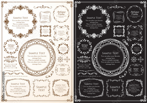 ゴシックフレームセット Stock Vector Adobe Stock ゴシックフレームセット Stock Vector Adobe Stock