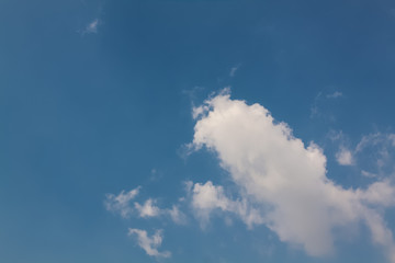 blue sky with white clouds