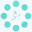 © mehsumov - Security camera vector icon sign symbol