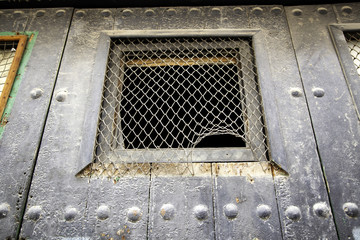 Wall Mural - Window with grilles