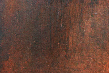 Canvas Print - Brown background with stains. Brown paper texture. 