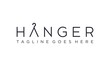 Hanger logo design vector editable