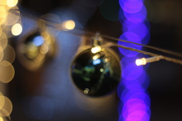 Wall Mural - Xmas Ball Before the new year light