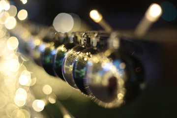 Wall Mural - Xmas Ball Before the new year light