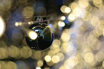Wall Mural - Xmas Ball Before the new year light
