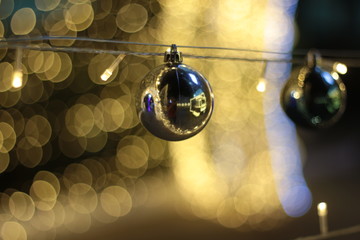 Wall Mural - Xmas Ball Before the new year light