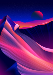 Wall Mural - On an Alien Planet