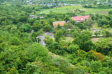 Fototapeta Miasto - aerial view of the village Thailand